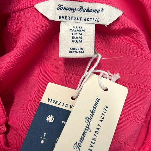 Tommy Bahama Vibrant Pink Activewear 1/4 Zip 🌸 - Picture 2 of 13